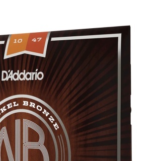 Corzi chitară acustică D’Addario Nickel Bronze NB1047 Extra Light 10-47 - Img 3