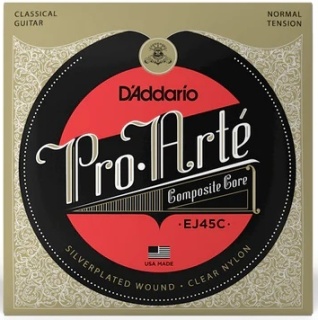 Corzi chitară clasică D’Addario EJ45C Pro-Arte Composite Normal Tension Specificații tehnice