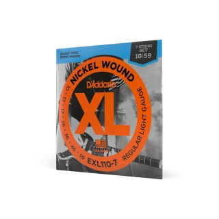 Corzi chitara electrica 7 Corzi - Regular Light - D'Addario EXL110-7
