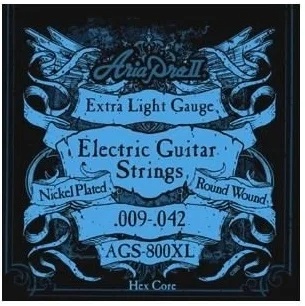Corzi chitară electrică Aria Pro II AGS-800XL Extra Light – set corzi nickel 08-38