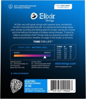 Elixir 9-42 Optiweb - Corzi Chitara Electrica - Img 2