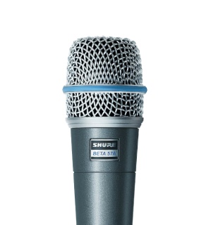 Microfon Instrument Dinamic Shure Beta 57A - Supercardioid, Grilă Oțel