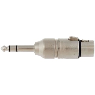Adaptor Neutrik NA3FP XLR Mamă la Jack 6.3 mm Stereo - Img 3