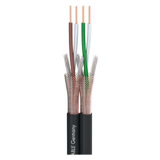 Cablu de semnal stereo balansat Sommer Cable SC-Peacock MKII DMX 2x0.22 mm²