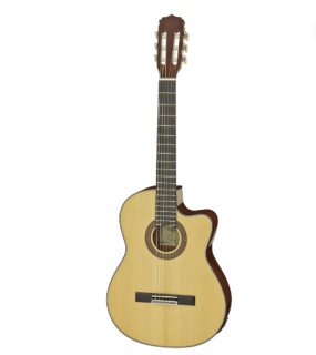 Chitară Elcetro-clasică Aria A-10CE MTN (Matte Natural)