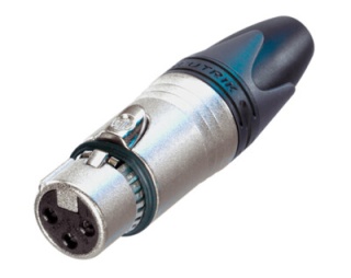 Conector 3 pini XLR Neutrik NC3FXX-EMC