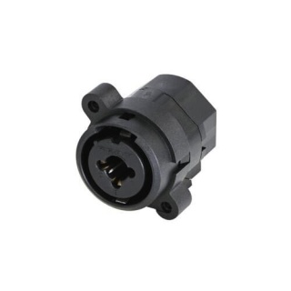Conector Combo XLR 3 Poli Jack 6.3 mm 3 Poli Stereo De Panou Rean RCJ6FI-V-0