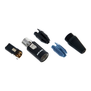 Conector Mini XLR Mama cu 4 Pini Rean RT4FC-B - Img 2