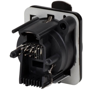 Conector RJ45 de Panou - PCB Vertical Neutrik NE8FDV-B - Img 2