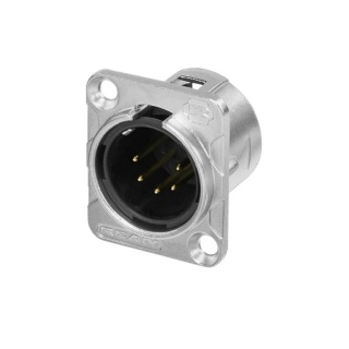 Conector XLR tată cu 5 pini de panou Rean RC5MDL