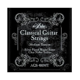 Corzi chitară clasică Aria AGS-400MT Medium Tension – set corzi nylon