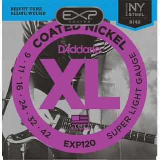 Corzi Chitara Electrica - Coated Super Light - D'Addario EXP120