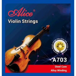 Corzi vioară Alice A703 steel core durabile