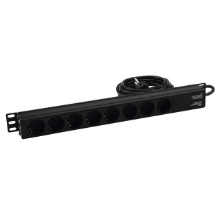 Distribuitor Putere cu 8 Prize EUROLITE R19-8 1U