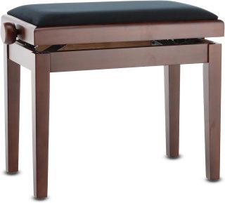 Scaun Pian Audio Stock HY-PJ023 – Reglabil, Nuc Mat, Catifea Neagră