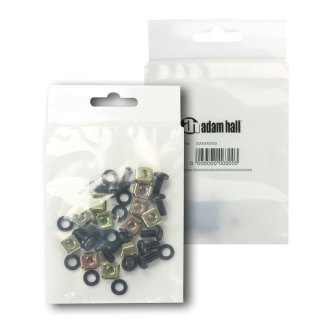 Set Șuruburi cu Piulițe Adam Hall 5924 M12 AH – Accesorii Montaj Rack - Img 2