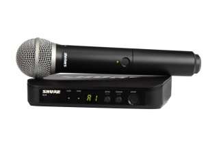 Sistem Wireless Vocal Shure BLX24/PG58 - Microfon De Mână