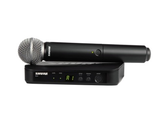 Sistem Wireless Vocal Shure BLX24/SM58 - Microfon Profesional