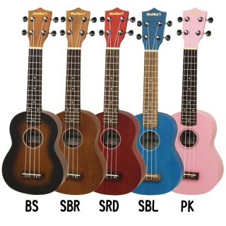 Ukulele Soprano MKU-1 See-through Red