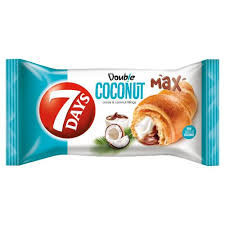 7 DAYS Croissant Double Cacao & Cocos 80 g