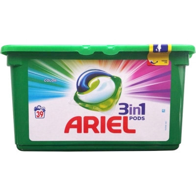 Detergent capsule Ariel 3in1 Pods Color - 39 spalari