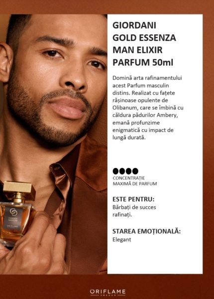 Parfum Giordani Gold Essenza Man Elixir 50ml Eau de Parfum pentru bărbați Oriflame original - Img 8