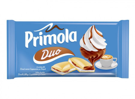 Primola Duo ciocolata alba - Cappuccino si Frisca 87g