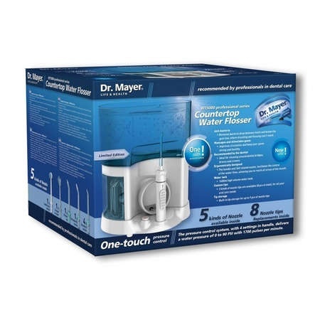 Dus bucal Dr. Mayer WT5000 Rezervor 1600ml Presiune pana la 90psi Alb NOU/RESIGILAT - Img 4