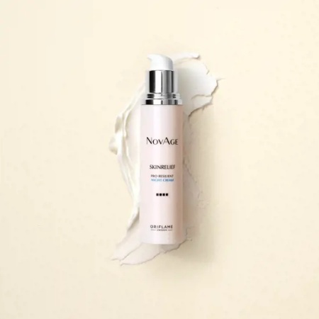 Cremă de noapte anti-îmbătrânire pentru ten sensibil NovAge Skinrelief - Img 2