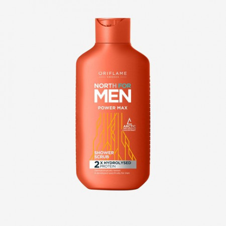 Gel de duş exfoliant North for Men PowerMax
