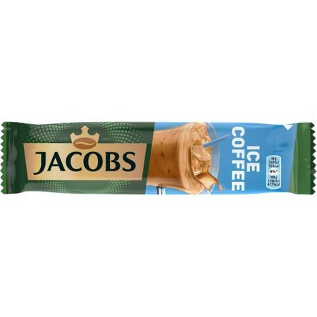 Amestec de cafea solubila, pudra pentru cafea si zahar, Ice Coffee 18g Jacobs
