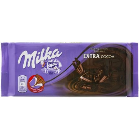 Ciocolata cu extra cacao 100g Milka