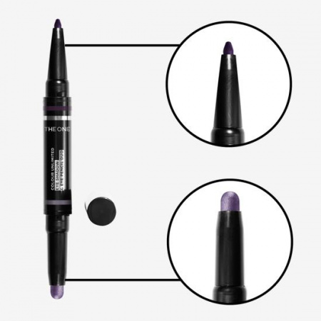Fard &amp; creion de ochi THE ONE Colour Unlimited Frosted Purple - Img 2