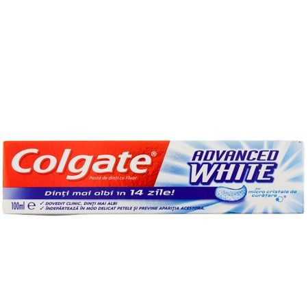 Pasta de dinti Colgate Advanced White, 100 ml