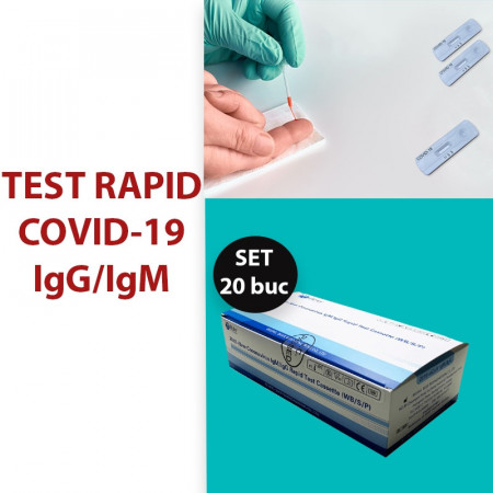 Test rapid COVID-19 IgG/ IgM (set 20 buc)