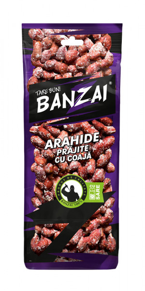 Arahide cu coajă și sare Banzai 140g
