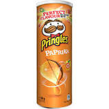 Chipsuri cu gust de paprika Pringles, 165g
