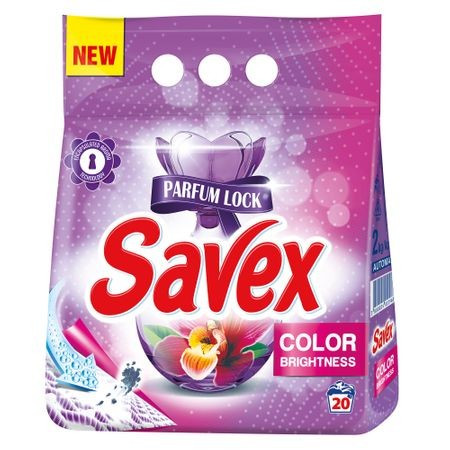 Detergent Automat Savex Powerzyme Color, 2 Kg