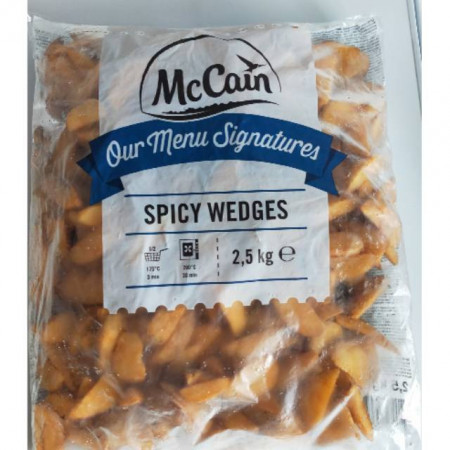 McCain Cartofi Spicy Wedges 2,5kg/buc - Img 2