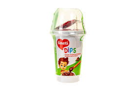 Sticks cu crema de cacao Dips Kids 45g Fineti