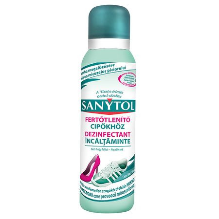 Dezinfectant dezodorizant pentru pantofi Sanytol, 150 ml