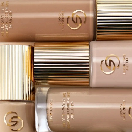 Fond de ten cu ser anti-aging Giordani Gold SPF 12 + UVA - Img 6