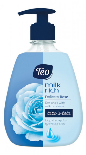 Sapun lichid Teo Milk Rich Delicate Rose 400 ml