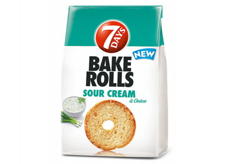 7 DAYS Bake Rolls Sos Cream si Onion 80 g