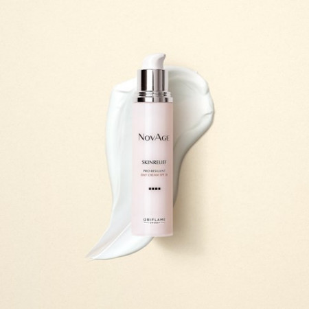 Cremă de zi anti-îmbătrânire pentru ten sensibil SPF 30 NovAge Skinrelief