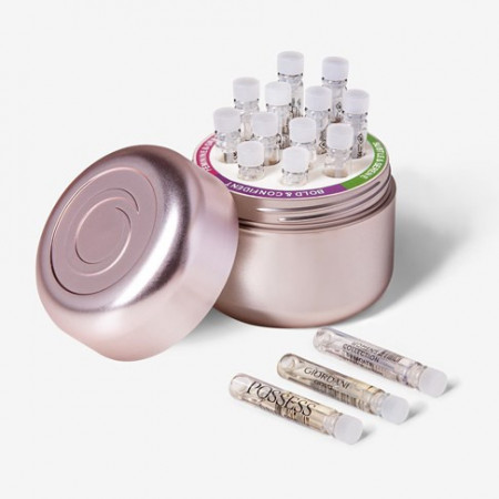 Cutie pentru mostre parfumuri Rose Gold