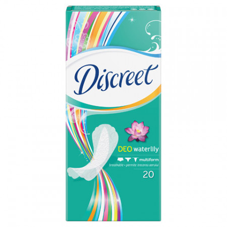 Absorbante Discreet Deo Waterlily 20 buc - Img 2