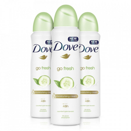 Deodorant antiperspirant spray Dove Fresh Touch, 150 ml