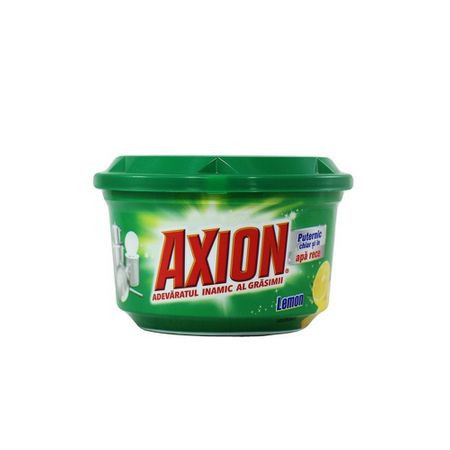 Detergent pasta pentru vase Axion, aroma lamaie, 400 g, AN