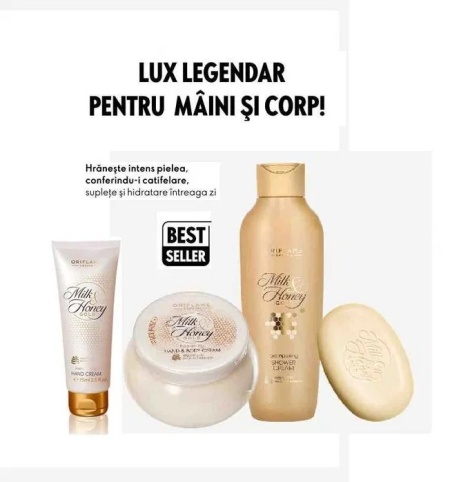 Set Ingrijire Corp Milk &amp; Honey Gold Organic - Img 2